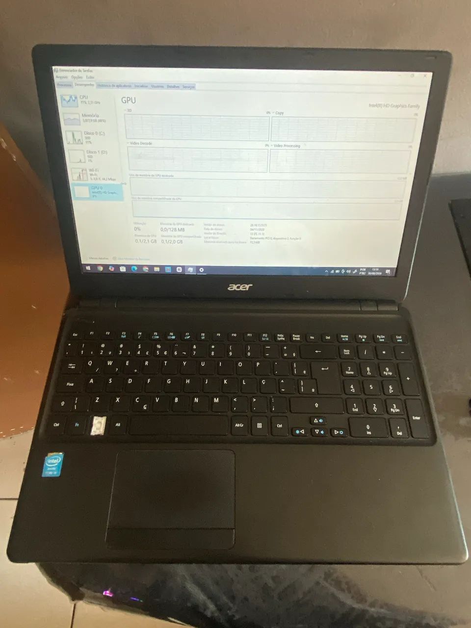 Notebook Acer Aspire E1-572 ? i5, SSD, pronto pra usar - Foto 2