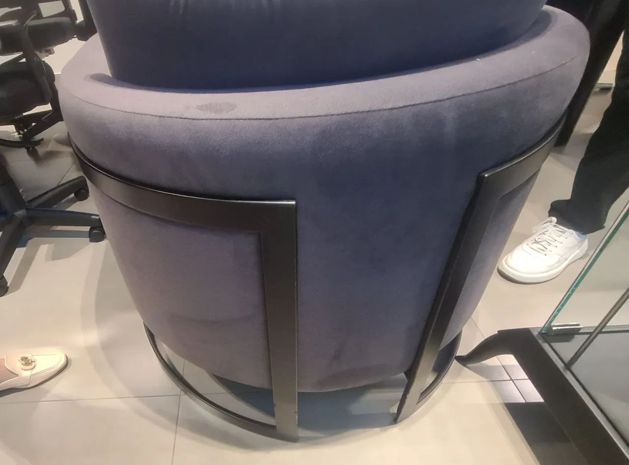 Poltrona Malbec Cinza escuro - Foto 3