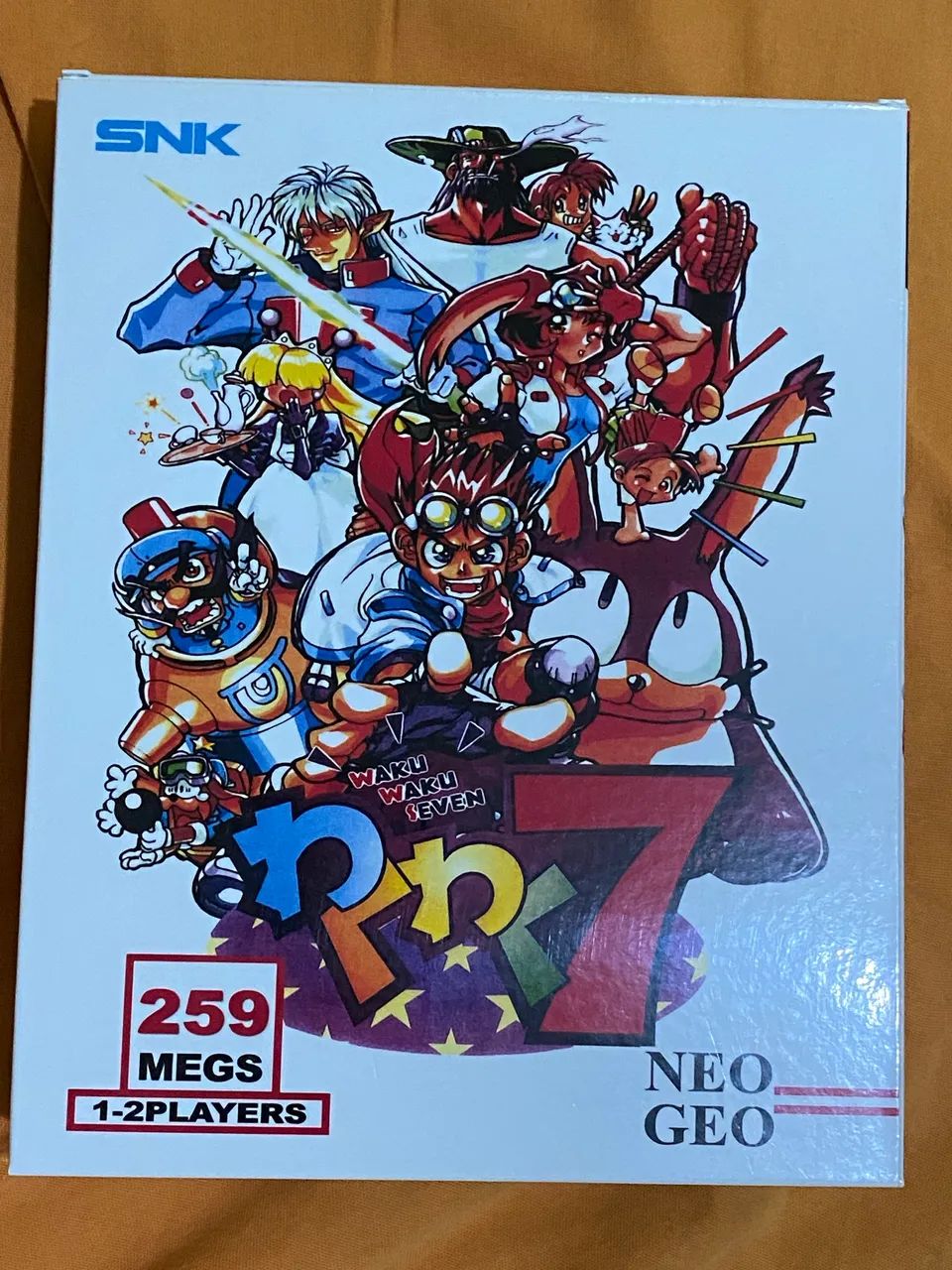 Cartucho WAKU WAKU 7 REPROGRAMADO para neo geo MVS - Jogos de