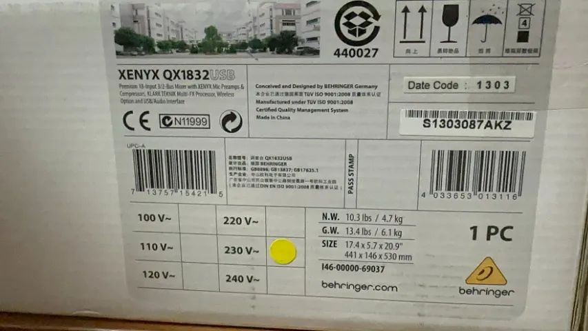 Mesa de som behringer XENYX QX1832USB - Foto 4