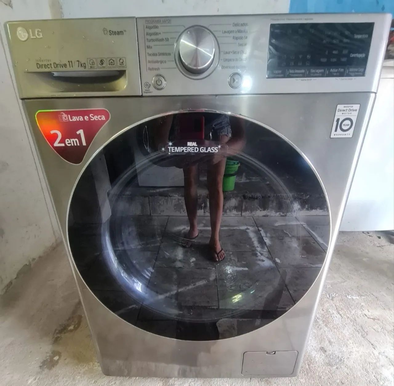 Lava e Seca LG VC4 11kg - Com Wi-Fi  - Foto 5