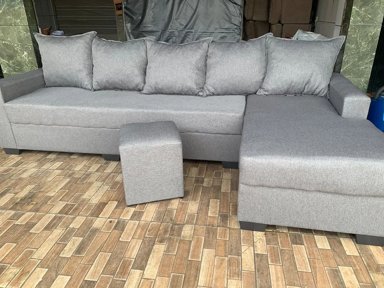 PREMIUM CHAISE LOUNGE SOFA, 5-SEATER65566182680962121