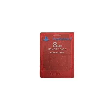 Memory Card Sony Vermelho Transparente - PS2 - Foto 2