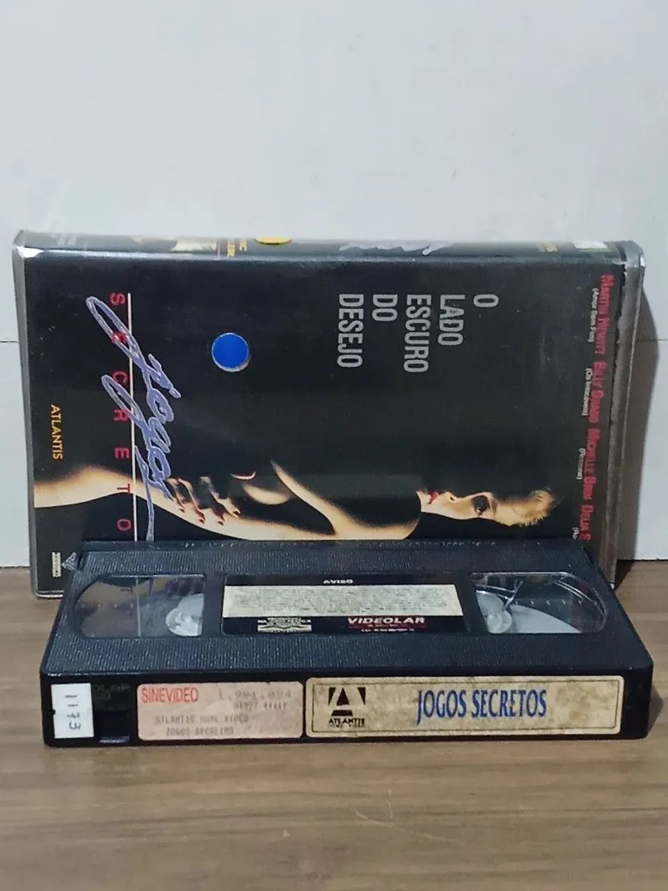Vhs filme o lado escuro do desejo jogos secretos (legendado) - DVD
