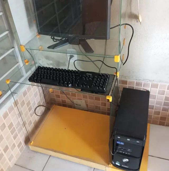 Computador completo,  core I3, HD 250gb, Memória 4gb, Fonte HP 365w, Monitor 19 polegadas, - Foto 2