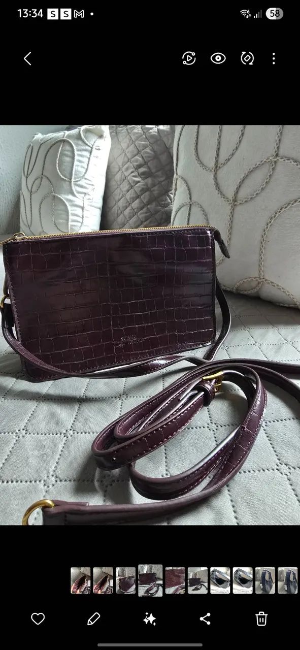 Bolsa Croco SANTINATO 