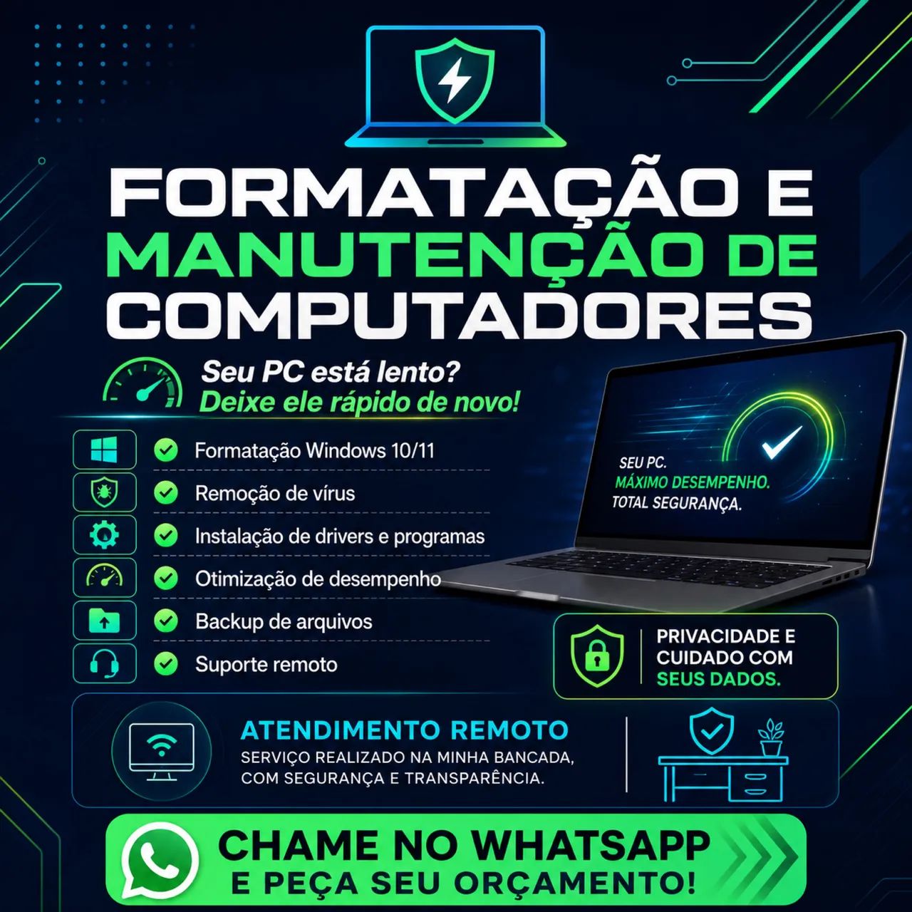 Formatação e Manutenção de PC | Windows 10/11 + Otimização