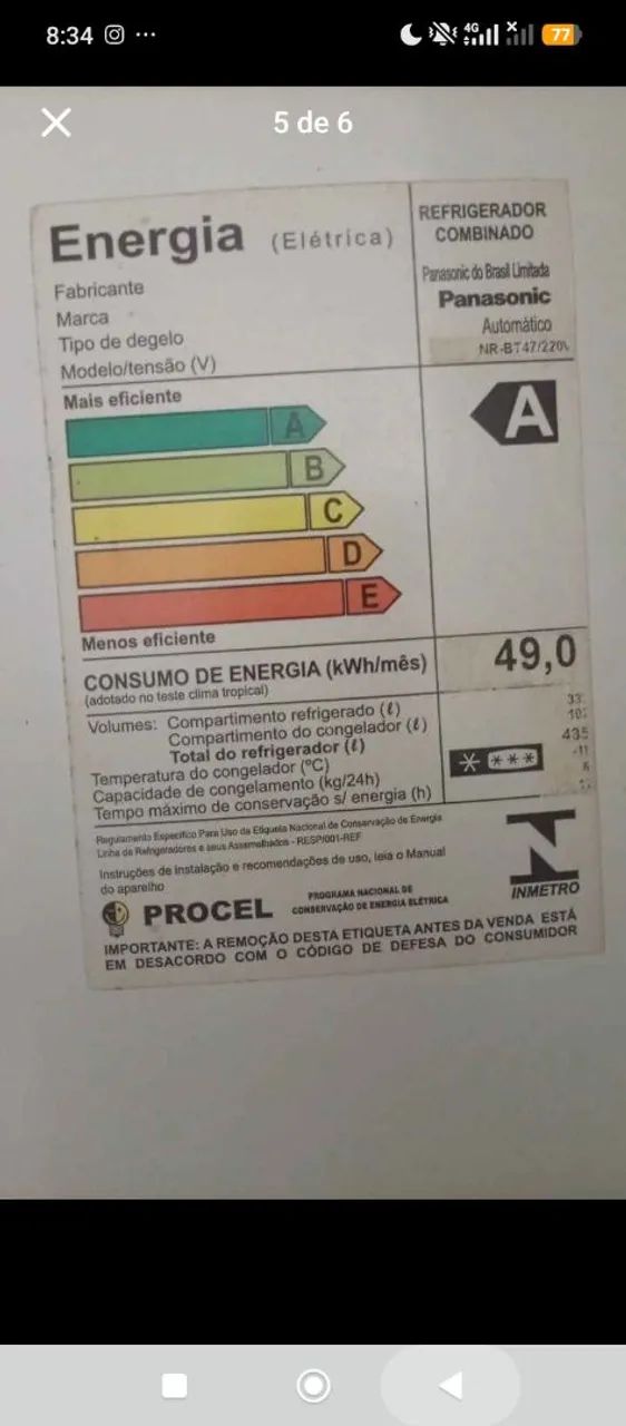 Geladeira semi nova  - Foto 3