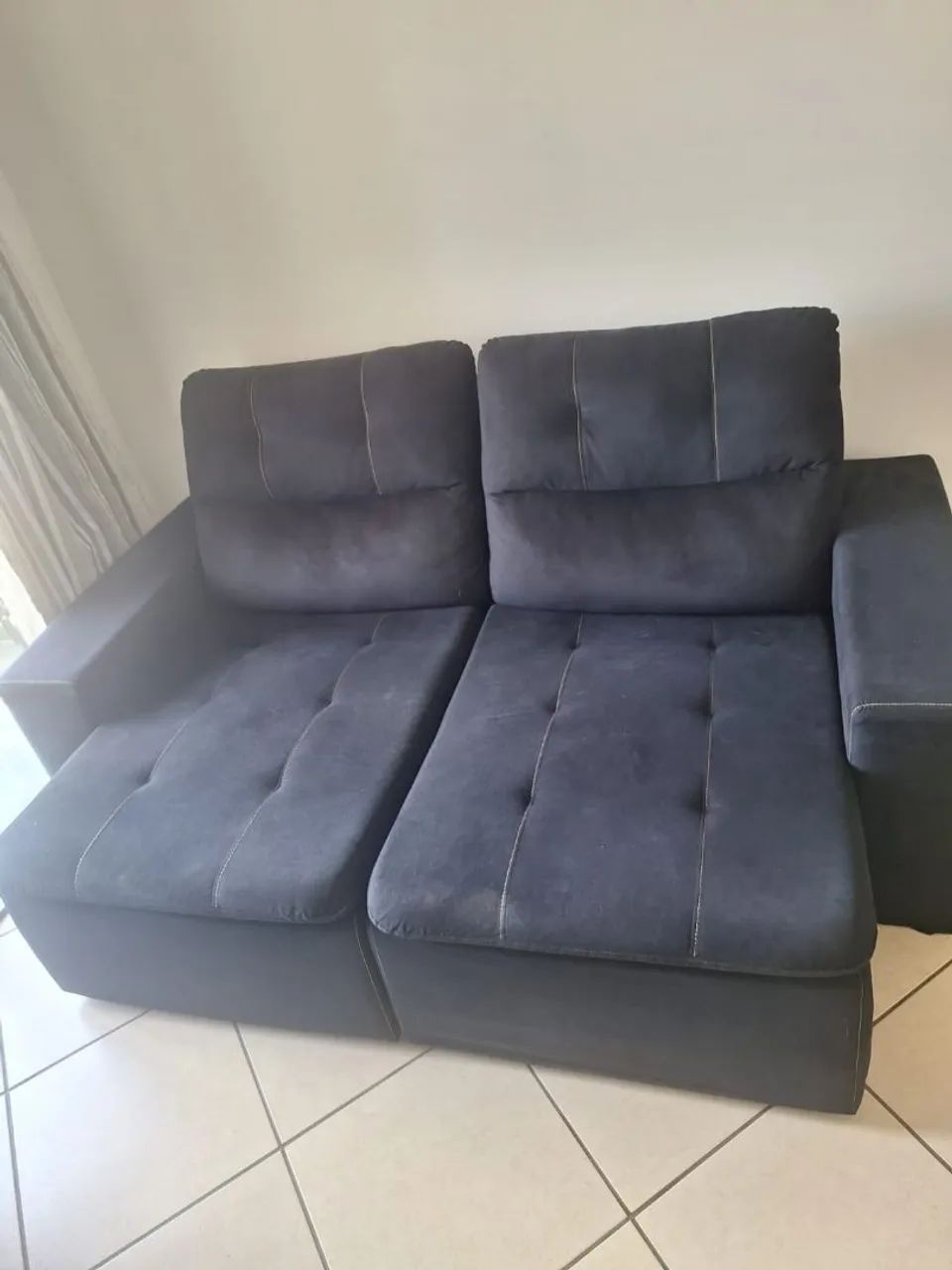 Sofá retrátil 2 lugares 