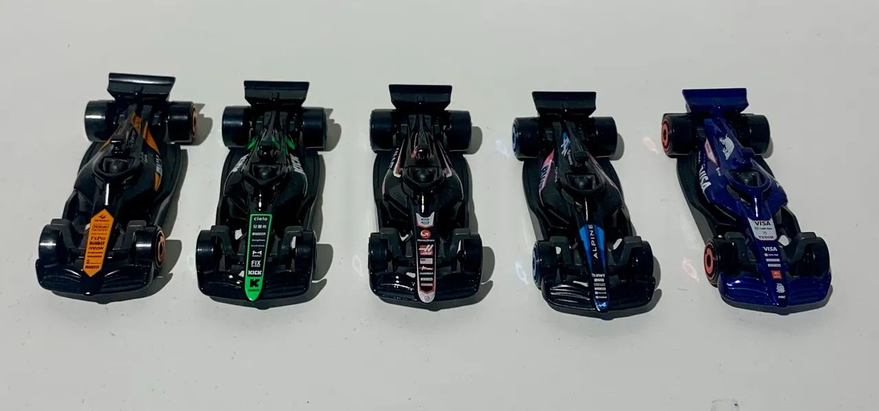Hot Wheels F1 2024 - Pack Com 5 Carrinhos Fórmula 1 - Foto 5