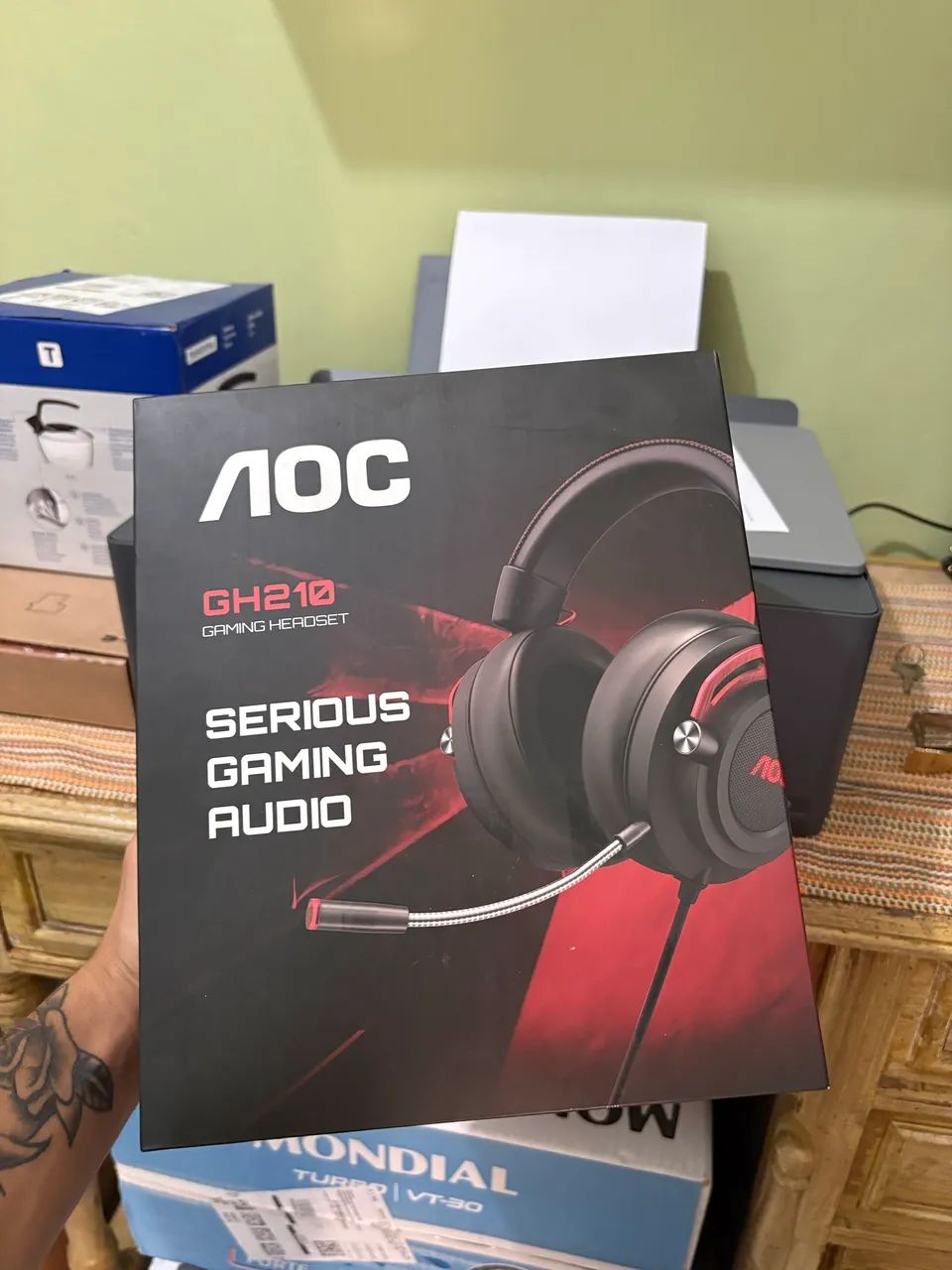 Headset AOC GH210 Serious gaming áudio - Foto 2
