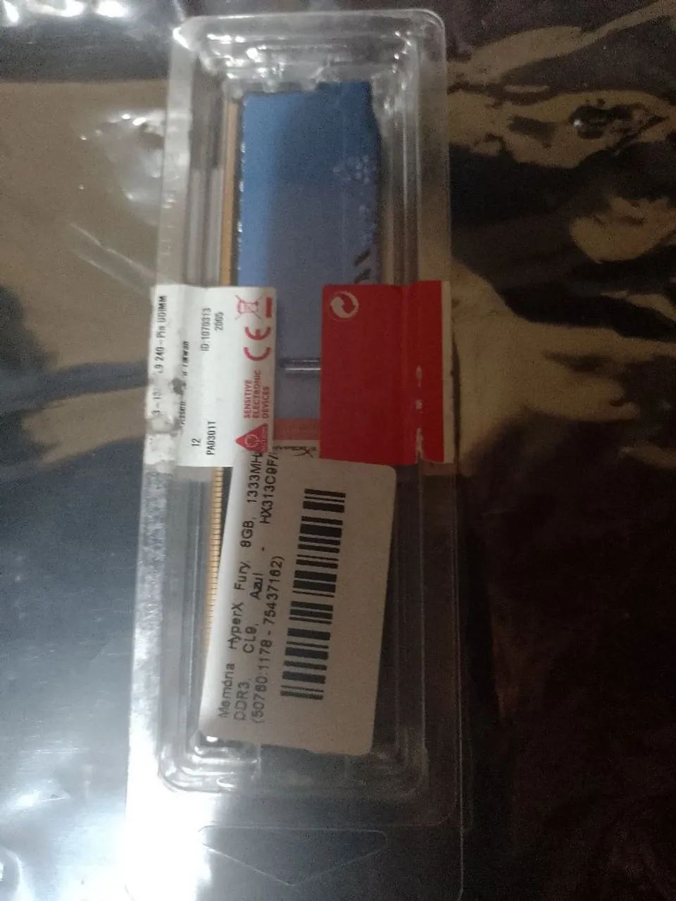 Memória ram DDR3 Fury HyperX de 8GB. (Usada) - Foto 2