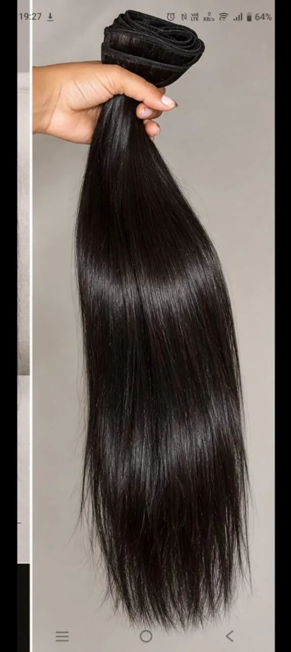 Cabelo de 55centimetros,  tecido.  - Foto 4