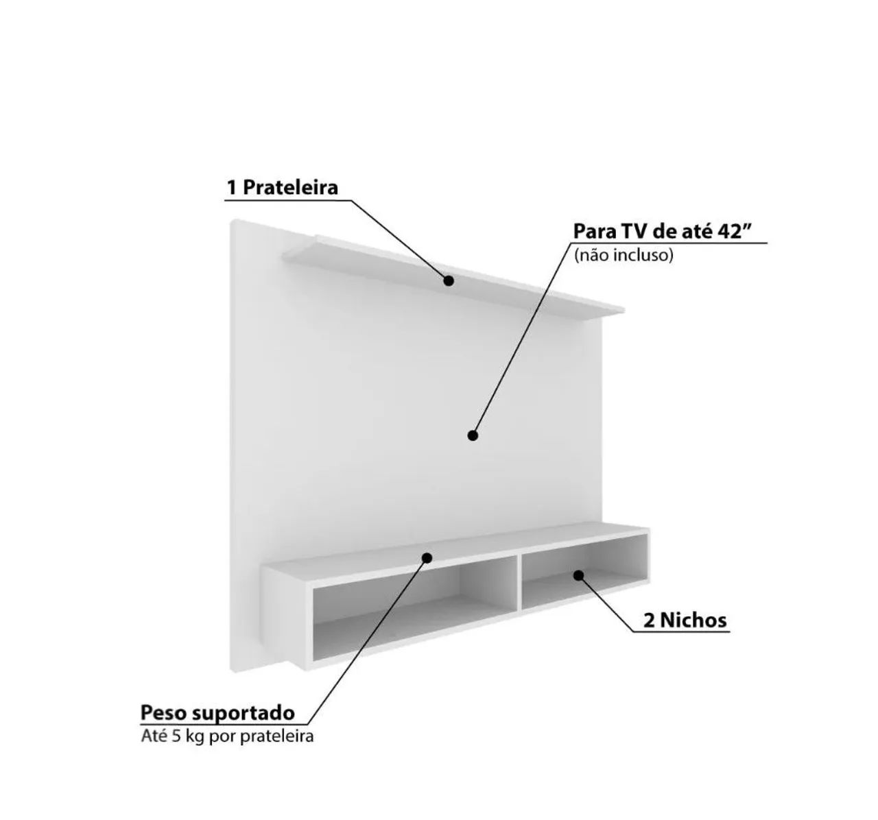 Painel para TV de até 42 polegadas  - Foto 2
