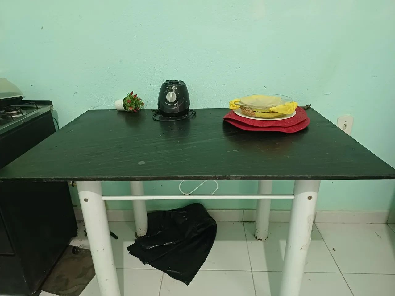 Mesa de mármore 6 lugares só a mesa  - Foto 2