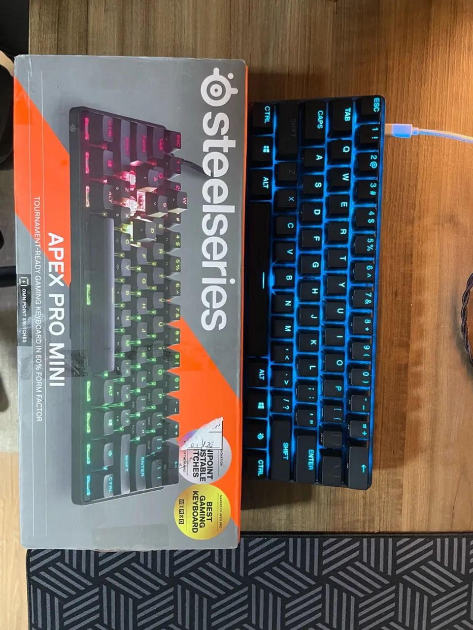 SteelSeries Apex Pro Mini Teclado Magnético com Hall Effect - Foto 4