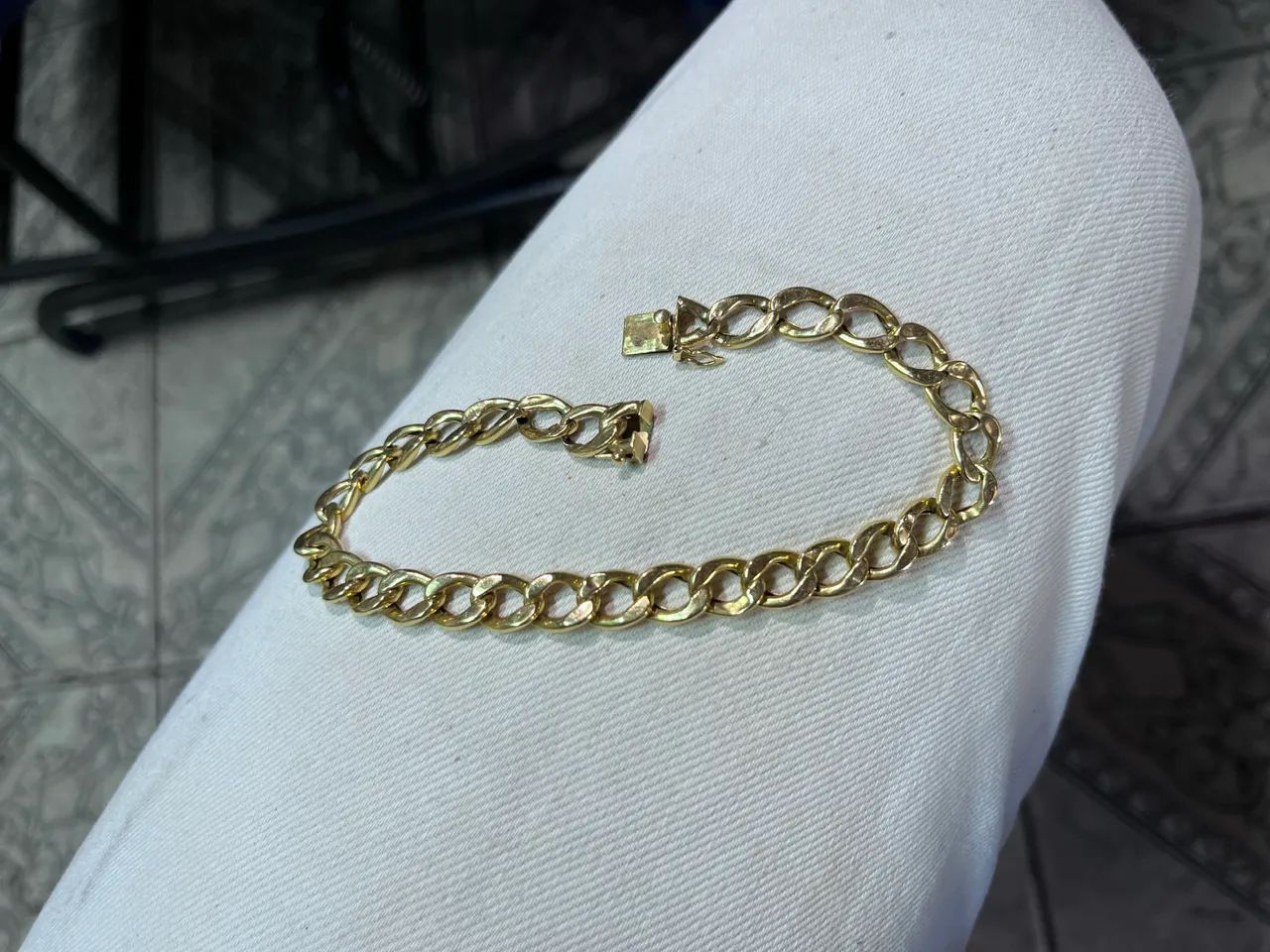 Vendo pulseira de ouro 18K - Foto 4