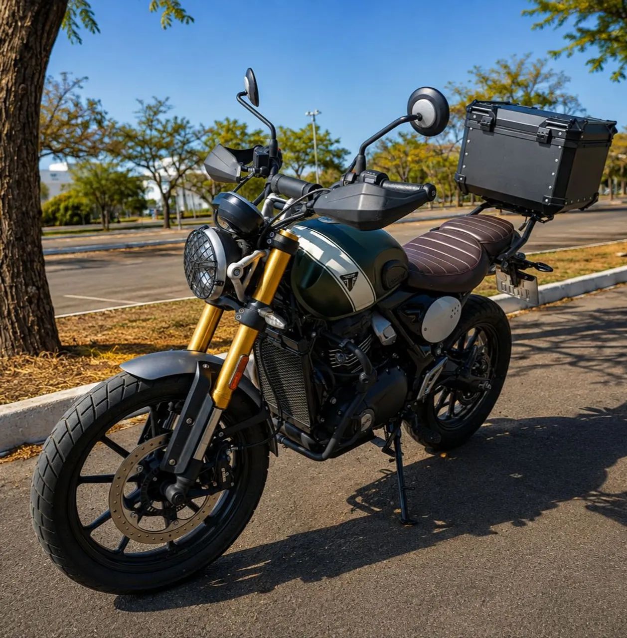 Triumph Scrambler 400x impecável  - Foto 5