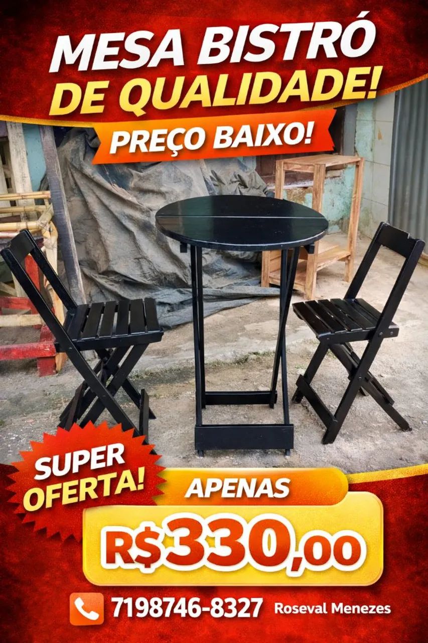 Mesas dobrável 