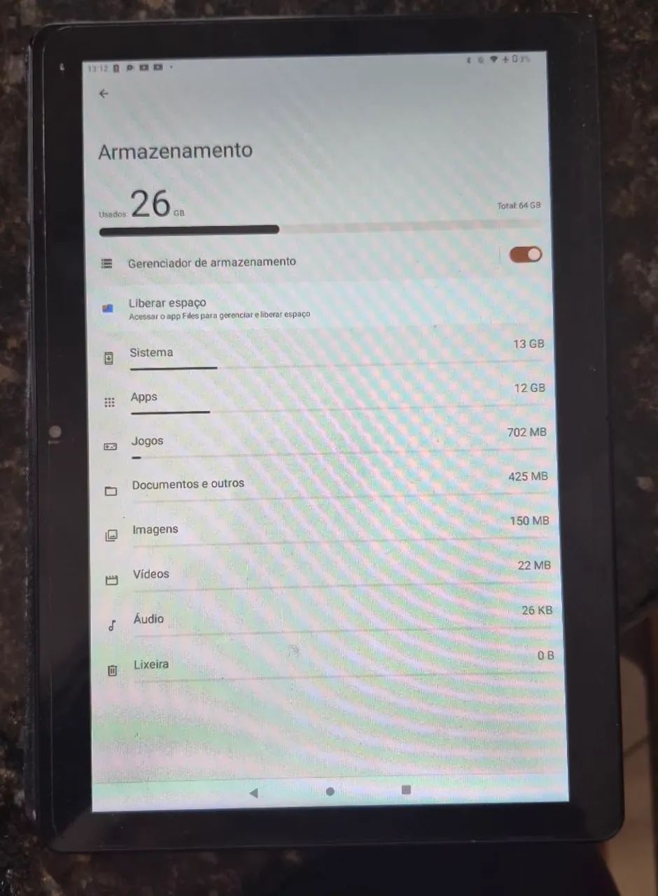 Tablet 10 polegadas Multilaser 128 gb, sem marcas de uso , com película e capa  - Foto 3