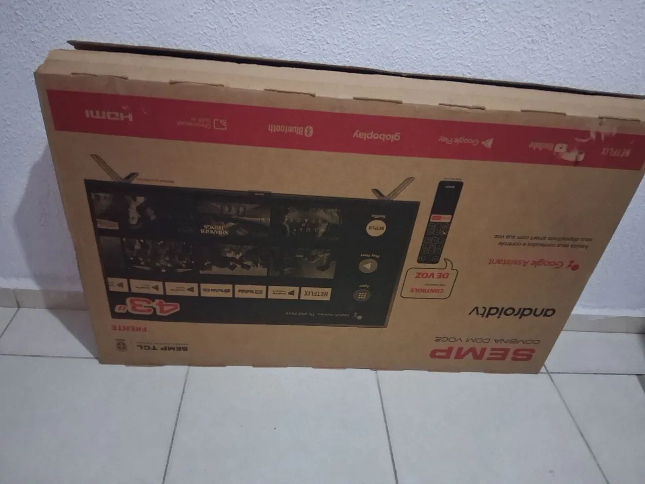 Vendo tv 43 com defeito  - Foto 3