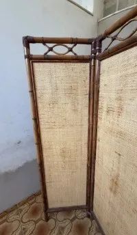 Biombo de bambu com 5 folhas - Foto 4