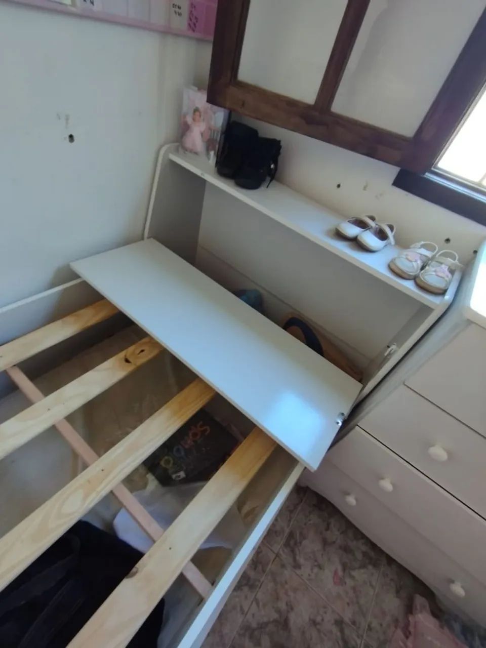 Cama solteiro bicama baú - Foto 3