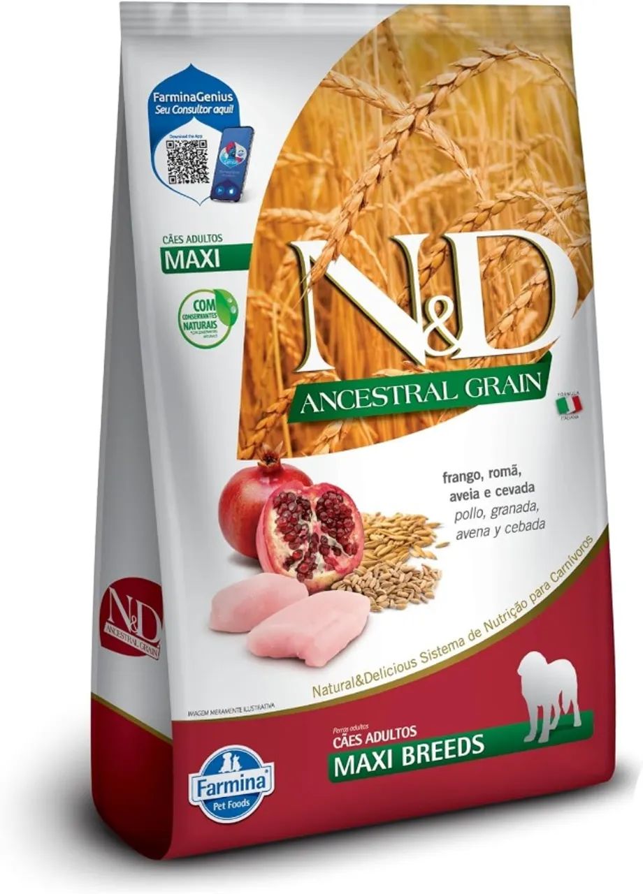 N&D ANCESTRAL Nd Ancestral Can Frango Adt Maxi 10 1Kg - Foto 2