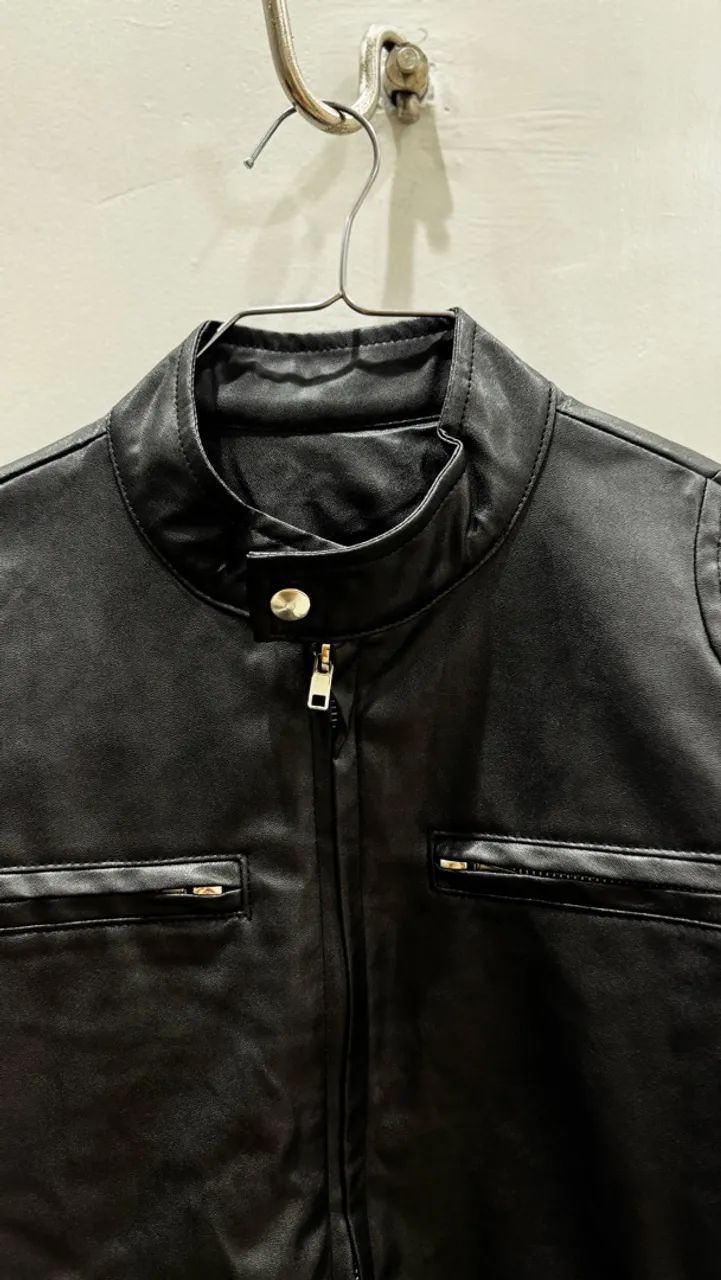 Jaqueta de couro masculina  - Foto 5