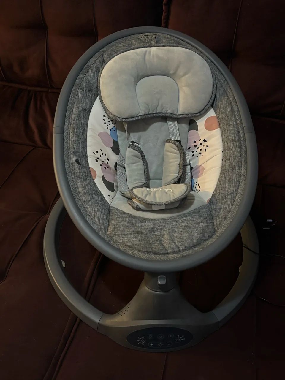 Cadeira de balanço infantil com música e controle  - Foto 4