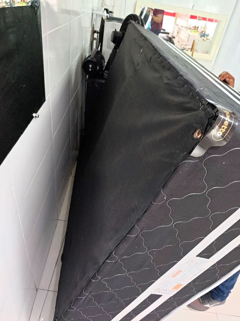 CAMA BOX CASAL NOVA (SEM USO)  - Foto 4