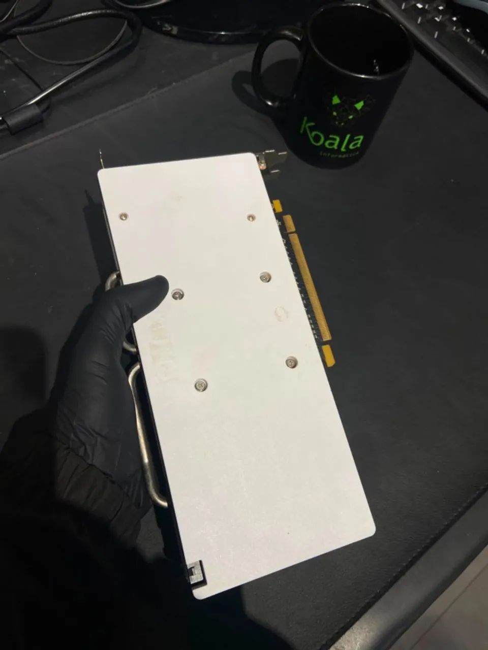 PLACA DE VÍDEO RX580 SJS - BRANCA - Foto 3
