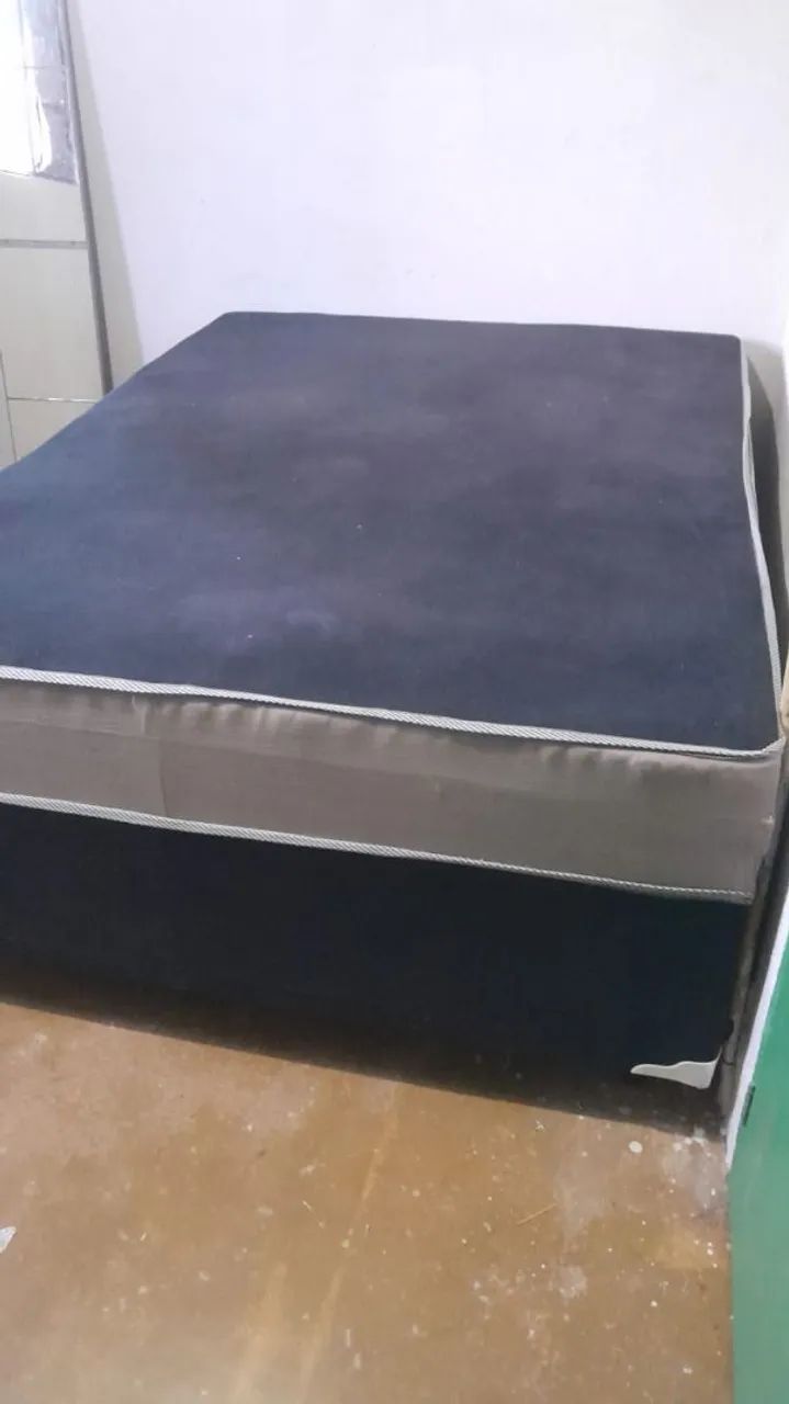 Cama Box de casal espuma semi nova. $370 - Foto 5