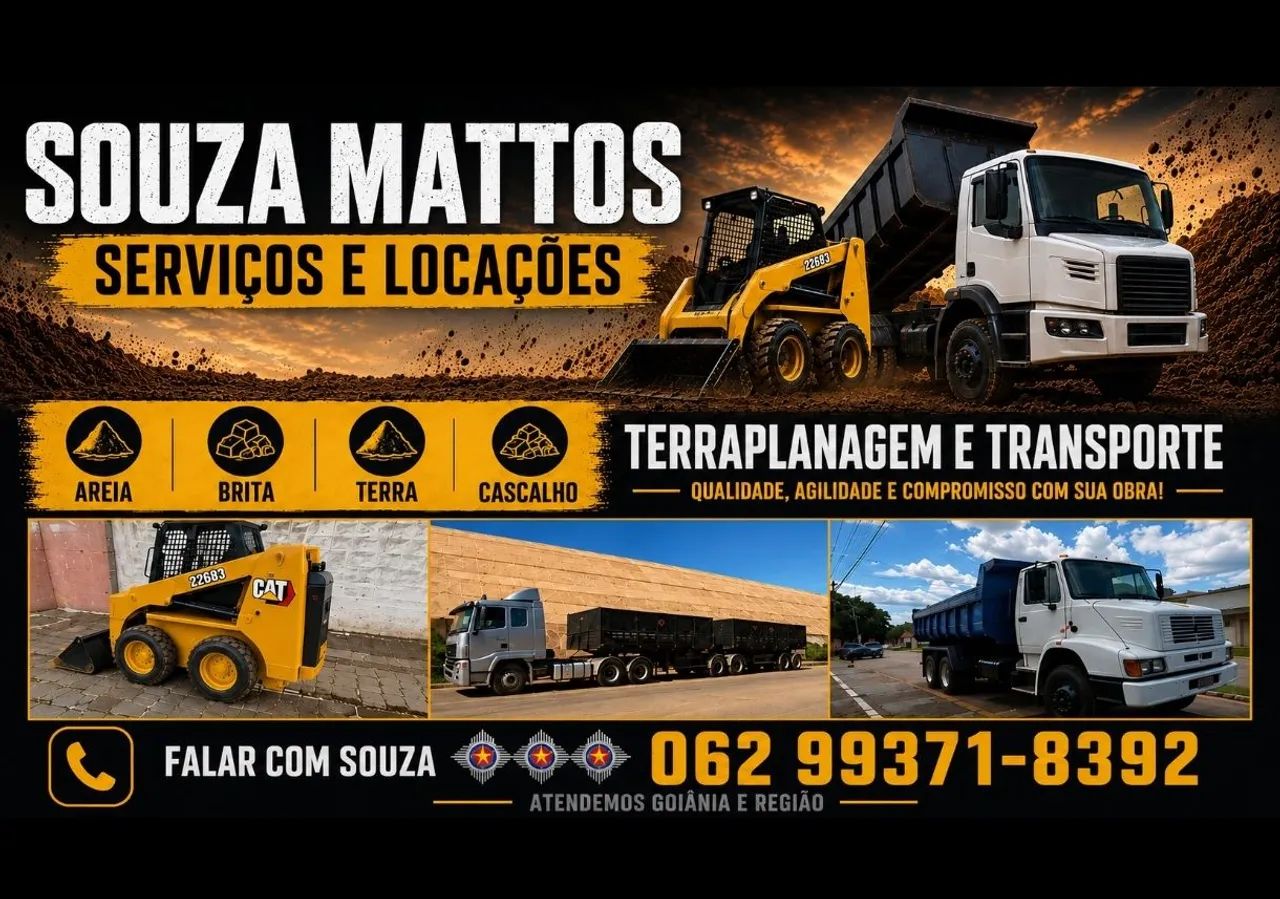 Terra pra grama e aterro 
