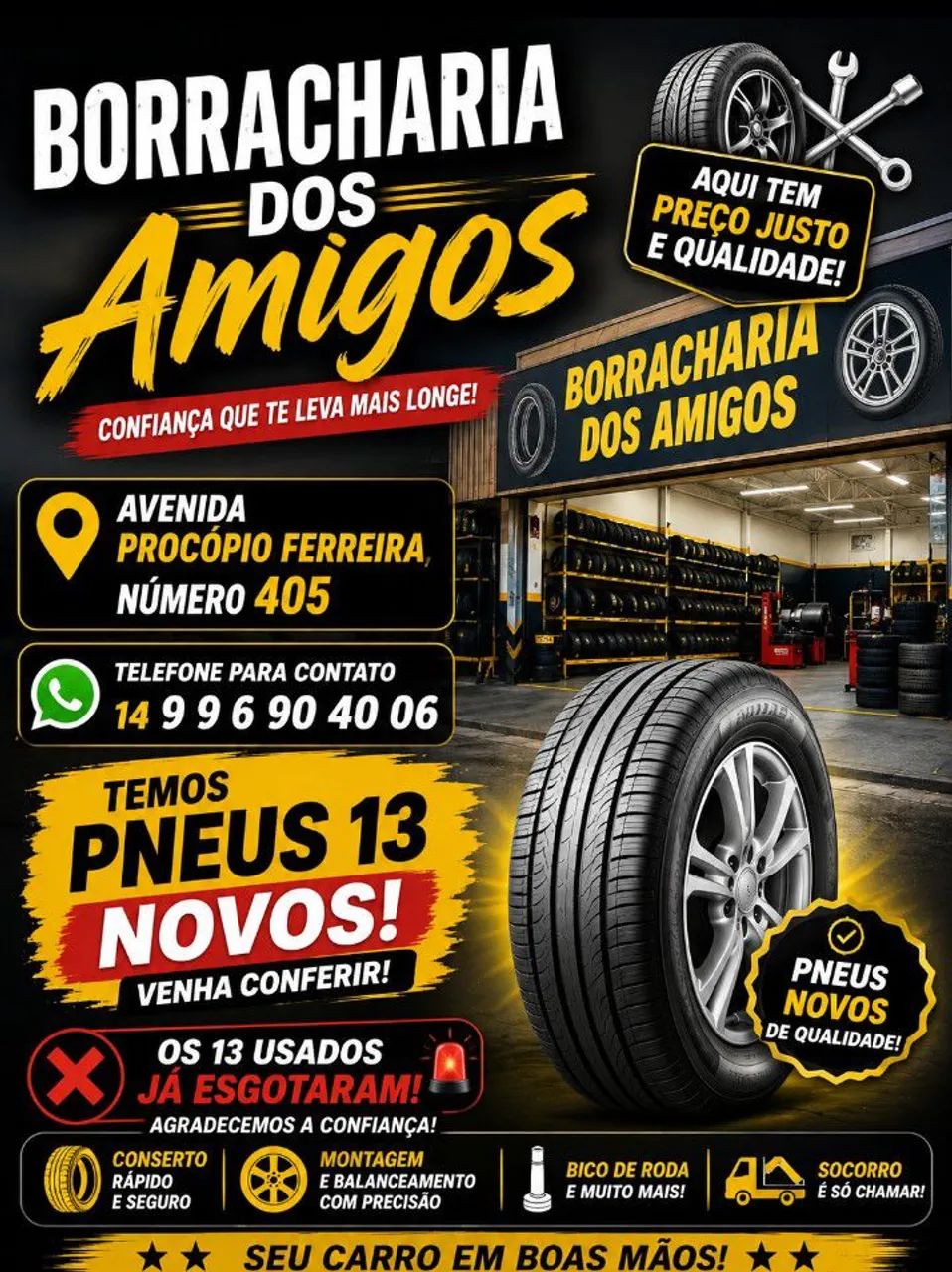 Borracharia dos amigos 