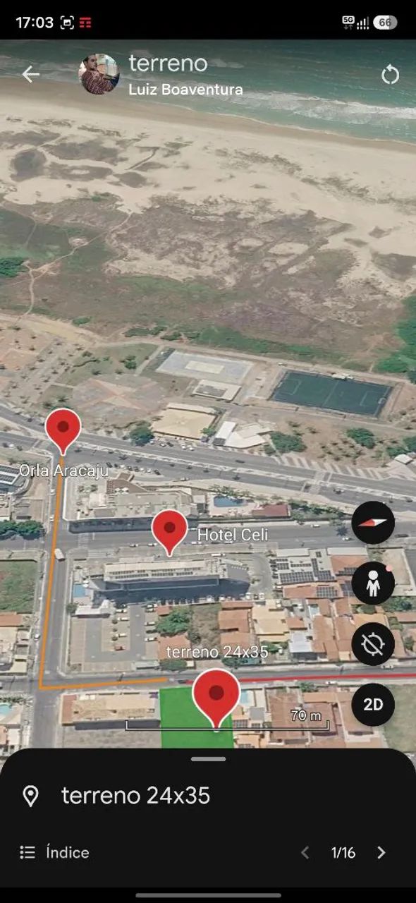 Terreno a 2 Minutos Andando para Orla, 840m2 