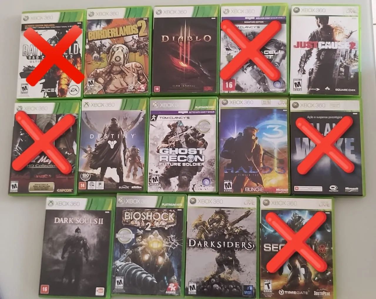 Jogos de Xbox 360 original 