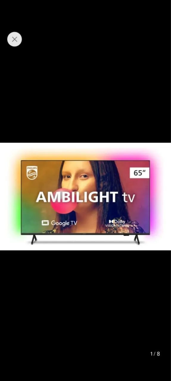 TV Phillips 65 Polegadas Ambilight Lacrada - Foto 3