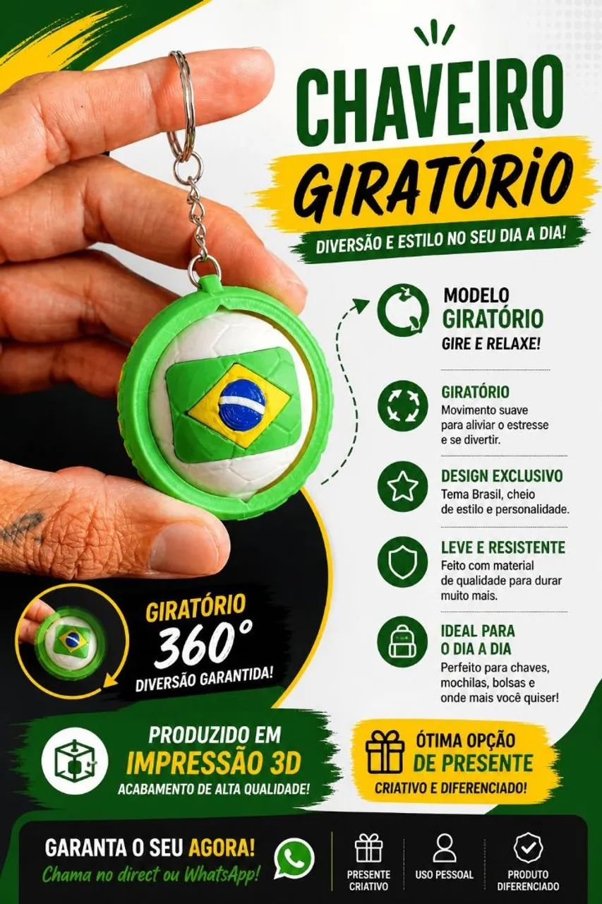 Caixinha e Chaveiros Personalizados da Copa de 2026! - Foto 2