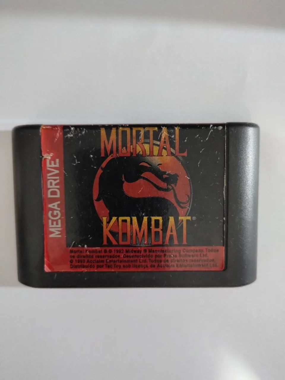 Mortal Kombat Tec Toy original para Mega Drive - Jogos de Vídeo