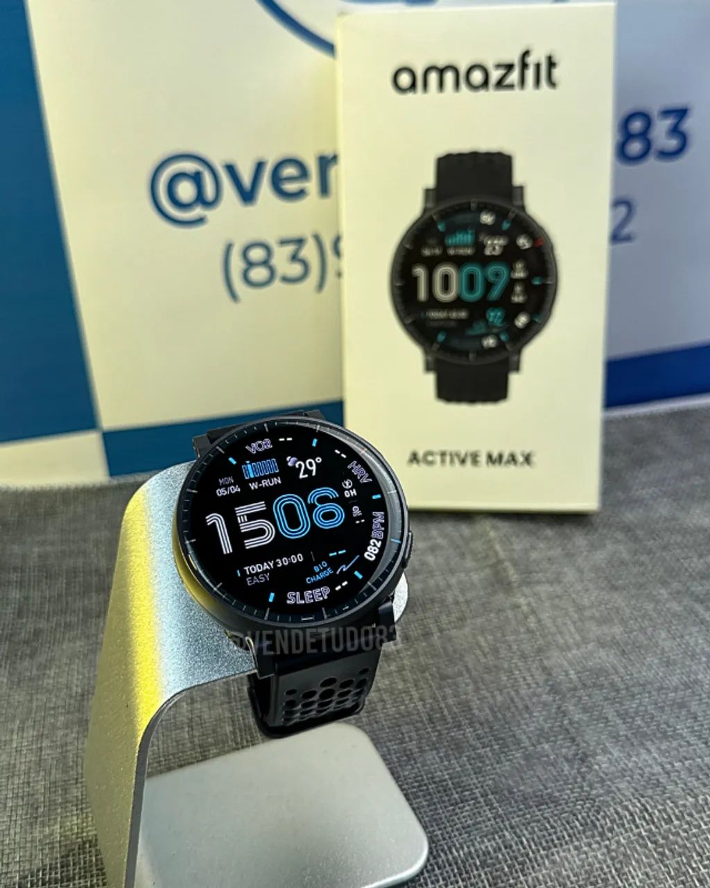 Smartwatch Amazfit Active Max - GPS preciso, +170 esportes