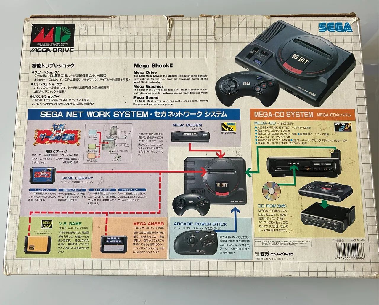 Mega Drive 1 JP + 6 Jogos - Foto 4