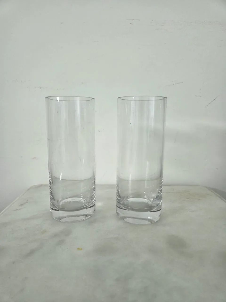 Conjunto de vasos de vidro