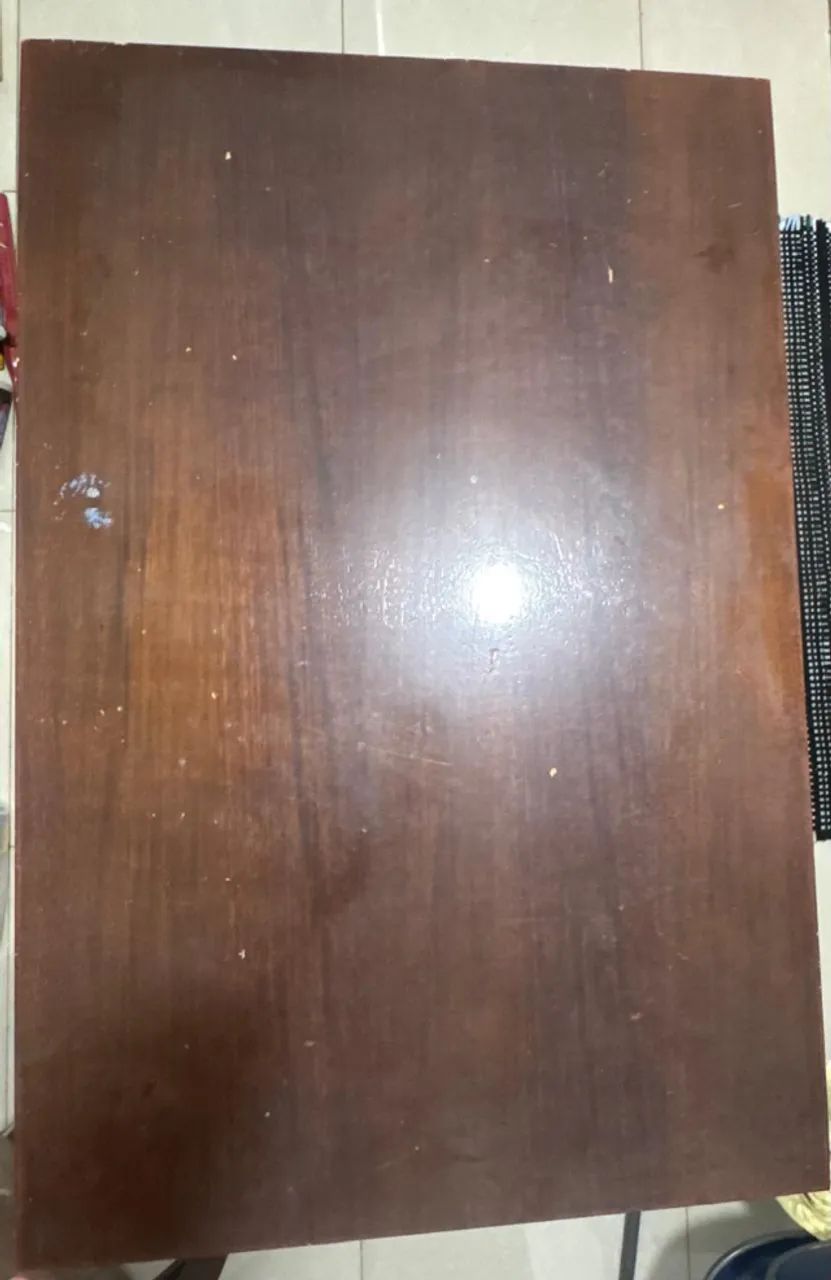 DESAPEGO - Mesa Grande de MDF Marrom - Foto 2