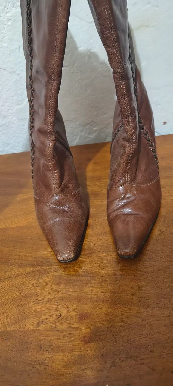Bota de couro 36  - Foto 4