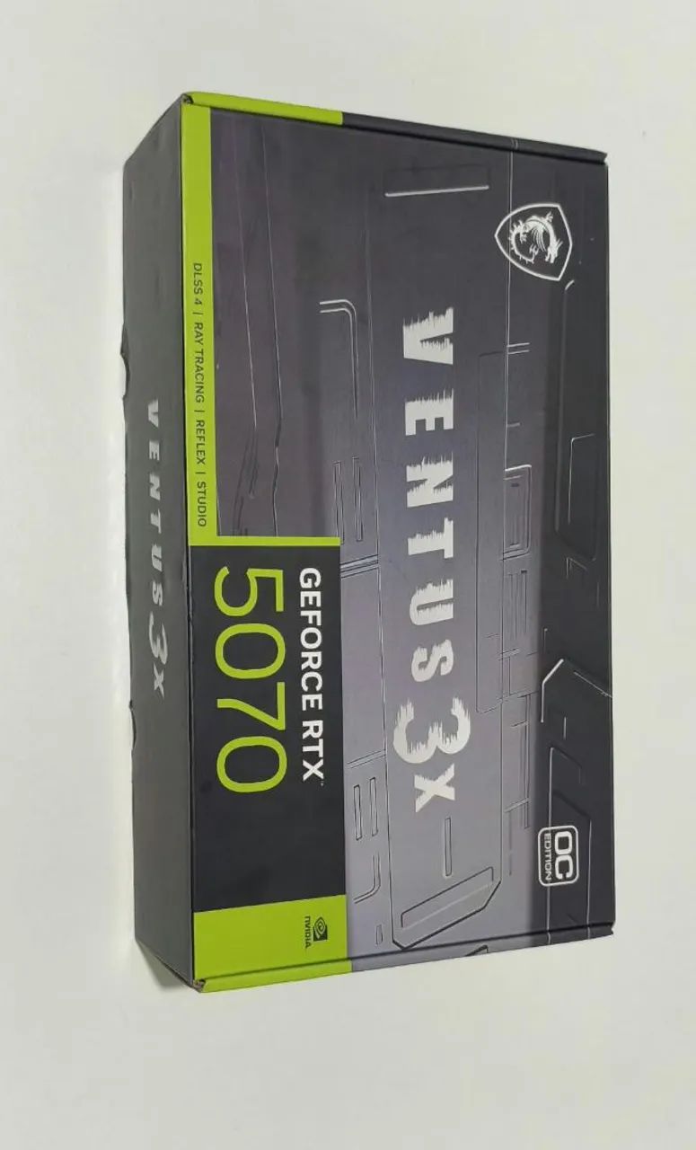 CAIXA da  RTX 5070 Ventus 3x