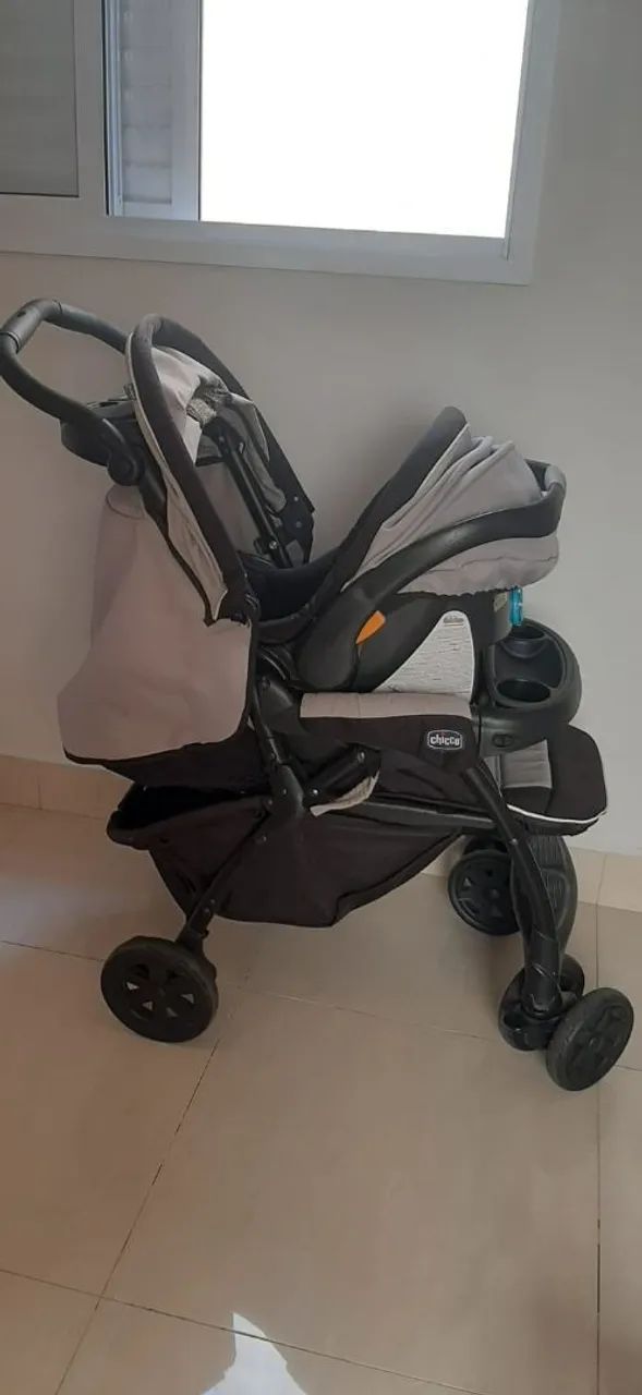Carrinho de bebê e bebê conforto Chicco - Foto 3