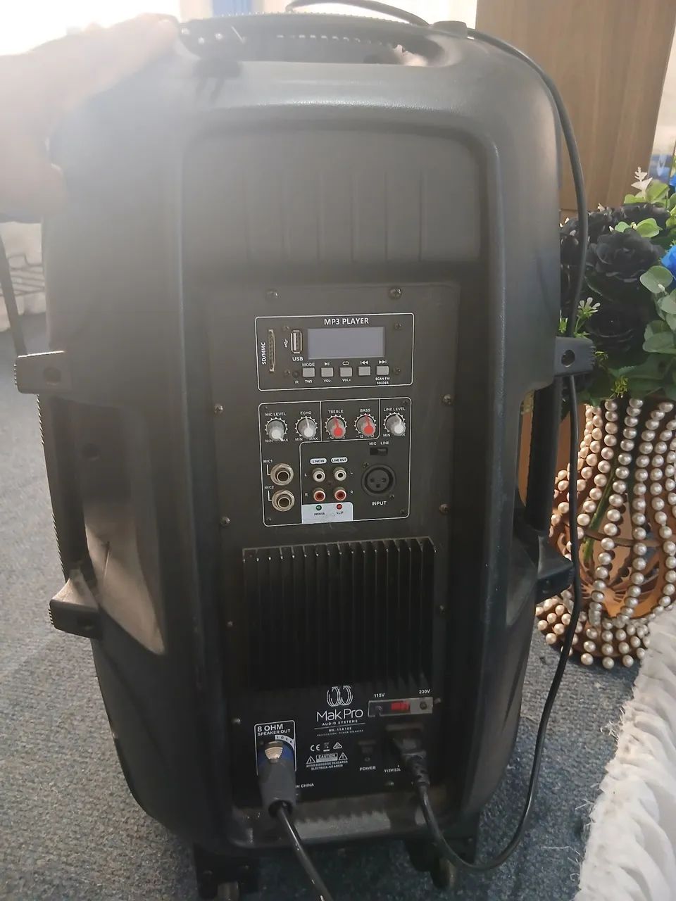 Caixa de som ativa 100w15 Makpro - Foto 4