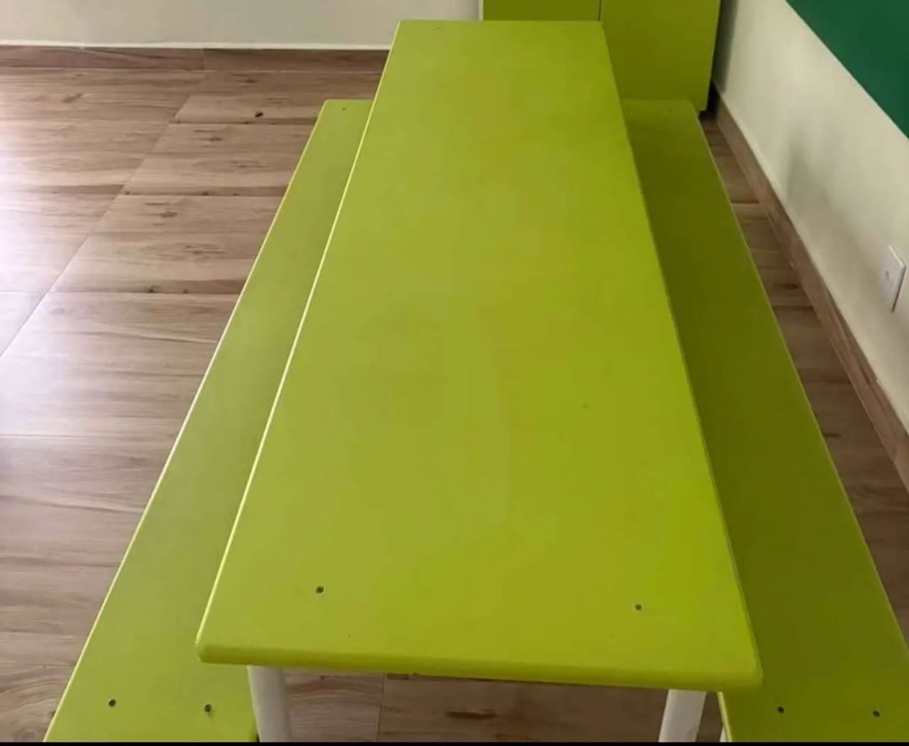 Mesa infantil com banco - Foto 4