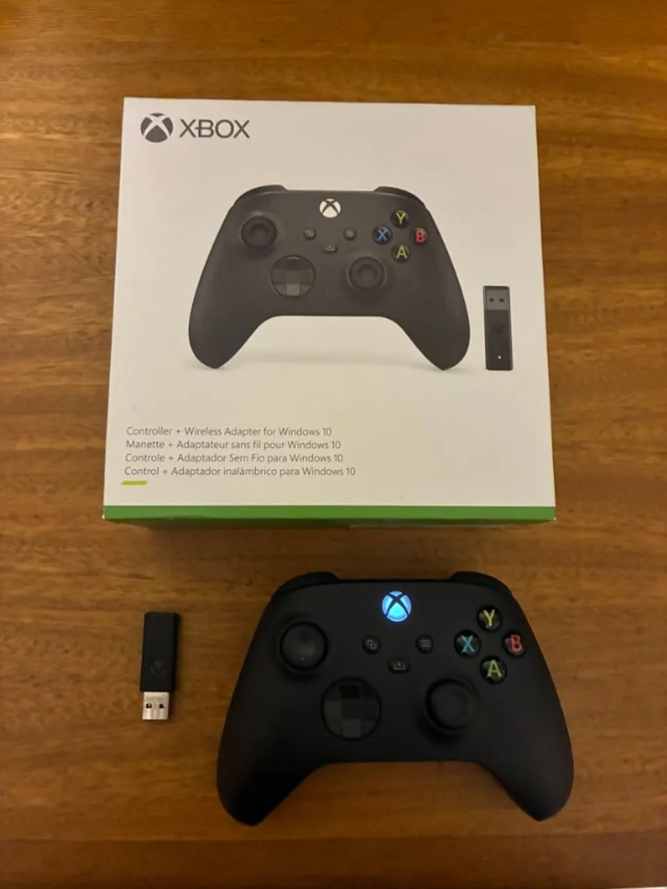Controle Xbox Series S/X - Preto - Bluetooth - Com dongle wireless original microsoft